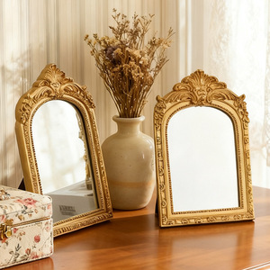 <span class=keywords><strong>Cornice</strong></span> Fotografica Classica ed Elegante in Stile Corte <span class=keywords><strong>con</strong></span> Specchio e <span class=keywords><strong>Cornice</strong></span> in Resina - Product Image 4