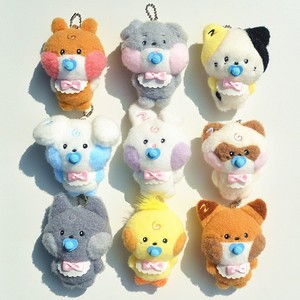 ZB1 dessin animé fourrure porte-monnaie porte-clés mignon Han Bin Shi Youxuan <span class=keywords><strong>Zhou</strong></span> Kpop poupées en peluche porte-clés - Product Image 3