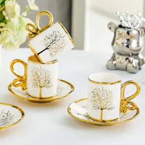 Ceramic Light Luxury High-value Coffee Cup European-style High-end Exquisite English And Saucer Afternoon Tea Set