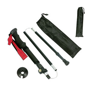 Bâtons de randonnée Trekking bâton de marche pliable en aluminium 110-135cm réglable marche Trekking pour l'alpinisme - Product Image 1