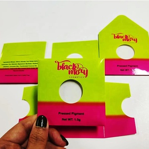 Bao Phấn Mắt Dạng Phong Bì Vuông Bao Phấn Mắt Dạng Lỗ 26Mm Cửa Sổ PVC Bao Bì In Tùy Chỉnh - Product Image 2