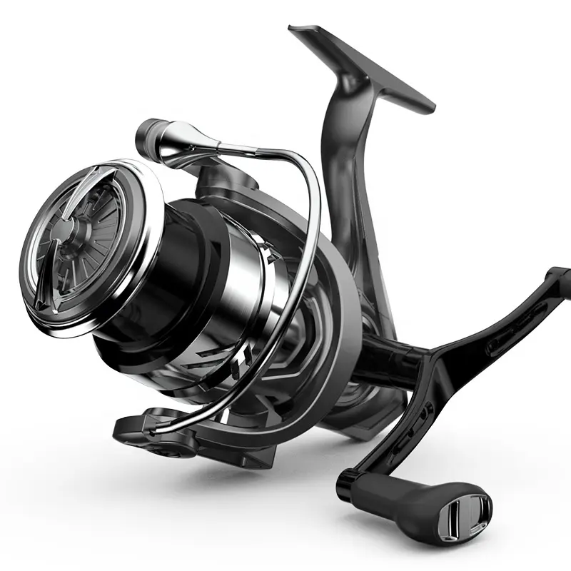 5.2:1 Spinning Reels 1500 2500 4+1BB Double grip fishing reels salwat spinning For Saltwater