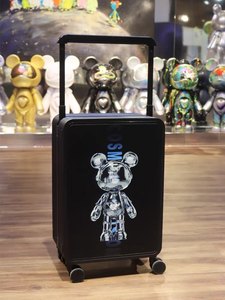 स्टार भालू नया ट्रोली केस राष्ट्रीय ज्वार सार्वभौमिक पहिया सामान 20 इंच का बोअरबोर्ड एल्यूमीनियम सूटकेस टीसा लॉक ड्रॉबर - Product Image 4