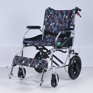 Silla de Ruedas Manual de Aleación de Aluminio Plegable Ligera para Movilidad al Aire Libre para Discapacitados Uso Hospitalario - Product Image 1