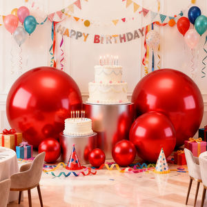 Globo Espejo Gigante Colgante Reflectante y Colorido, Esfera Inflable Personalizada en Forma de Corazón para el Día de San Valentín - Product Image 4