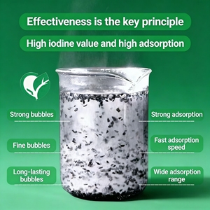 Carbón Activado en Polvo de Cáscara de Coco de Grado Alimenticio, Alta Pureza, <span class=keywords><strong>Precio</strong></span> de Fábrica - Product Image 2