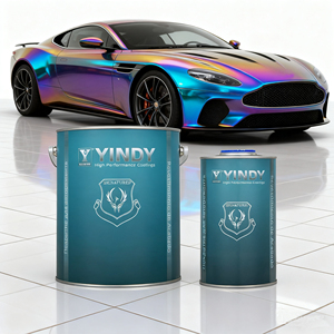 สีสเปรย์อะคริลิค P23 YINDY 1K สีแดงมุก สำหรับงานอุตสาหกรรม ป้องกันการรบกวน ใช้เคลือบสีรถยนต์ - Product Image 5