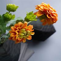 Centerpiece Meja Pernikahan Dahlia - 5 Tangkai Bunga Artificial Real Touch Seperti Asli (Ramah Lingkungan)