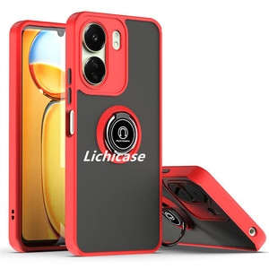 Lichicase 360 ผู้ถือแหวนหมุนกันกระแทกสําหรับOppoค้นหาX7โปร่งแสงHard PC Case - Product Image 4