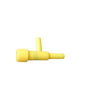 Yellow 4mm Two Way Regulating Valve For Aquarium Air <b>Pump</b> Oxygenation Plastic <b>Manual</b> Operation Fish Tank Accessory - Product Image 1