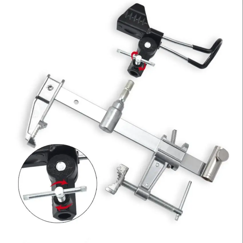 Adjustable Clamp for Bridge Multi-purpose Bracket New 23cm 30cm Clip Distance Rack Pole Stand Rotatable Sea Fishing Rod Holder