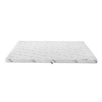 Surmatelas en mousse à mémoire de forme rafraîchissante en latex LEIZI de 2 pouces, surmatelas de lit, enroulable dans une boîte