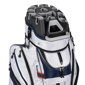 레인 커버 텔레스코픽 가방을 포함한 PGM 골프 가방 4 륜 널 여행 골프 가방