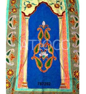 Muslim Islamic Colorful Gray Prayer Mat Janamaz Unique Designs | Muslims Beautiful Colorful Rugs Eid Gift - Product Image 2