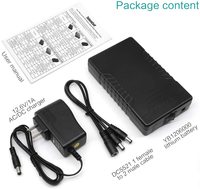 Alat Listrik Terlaris Baterai Portabel 12V 6AH Baterai Ion Lithium 6000Mah Tenaga Surya Terbaik untuk Sel Bedak