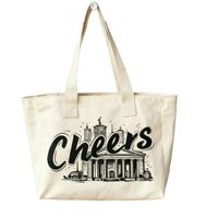 Quantité minimale de commande faible, grande capacité, sacs fourre-tout réutilisables en toile de coton écologiques avec couleurs et logos personnalisables