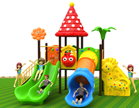 Toboggan en plastique populaire pour enfants jeu en plein air jardin école parc d'attractions public éducatif préscolaire équipement de terrain de jeu en plein air