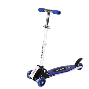 Patinete Infantil Ultracompacto de Plástico Ligero, Diseño Delicado de 3 Ruedas, Ruedas de PU Silenciosas y Resistentes al Desgaste con Freno Trasero - Product Image 3