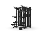Machine de musculation POWERMAN Heavy Duty 3-en-1, station de musculation multifonctionnelle pour entraînement de force et musculation, gain de place