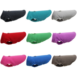 Gilet en velours pour animaux de compagnie, couleur unie, chaud et doux, vêtements pour chiens et chats, confortable pour l'hiver, pour animaux de compagnie de petite et moyenne taille - Product Image 1