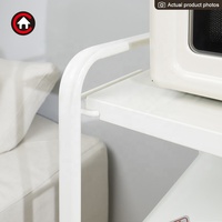 Étagères métalliques modulaires à 3 niveaux pour étagère d'affichage de cuisine à domicile