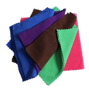 china suppliers wholesale cut zigzag edge cleaning cloth kitchen towel car cloth microfiber multipurpose cleaning cloth