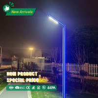 Lampadaire LED en aluminium étanche IP65 Parcs extérieurs Communautés Carrés DC/AC 12V 6000K AC ROHS Eclairage paysager
