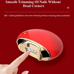 Coupe-ongles électrique rechargeable de style classique pour usage domestique, équipement de soin des pieds et de beauté, coupe-ongles pour adultes - Product Image 4