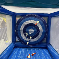 Jeux de lancer de hache gonflables durables Lancer le jeu de carnaval de défi pour la location