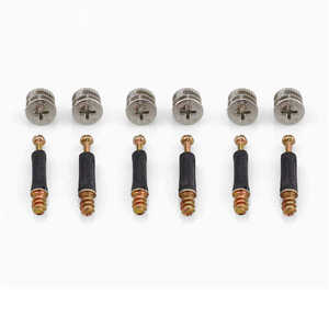 Conectores de Muebles 3 en 1 de Aleación de Zinc con Tuerca de Leva y Espiga para Gabinetes de Cocina, Hogar, Oficina y Comedor - Duraderos y Fáciles de Montar - Product Image 6