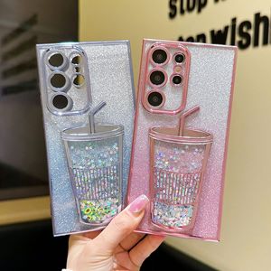Funda de teléfono de fábrica al por mayor para Samsung iPhone <span class=keywords><strong>serie</strong></span>, fundas de teléfono de lujo personalizadas, arena movediza tridimensional 3D - Product Image 4