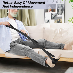 Correa elevadora de piernas OEM con agarre y almohadilla para el pie, kit de ayuda para la recuperación postoperatoria de reemplazo de cadera y cirugía de rodilla - Product Image 5