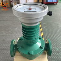 DN25 OEM Supported Cast Iron Oval Gear Flow Meter Mechanical Pointer Type Industrial Water Fuel Oil Totalizing High Accuracy