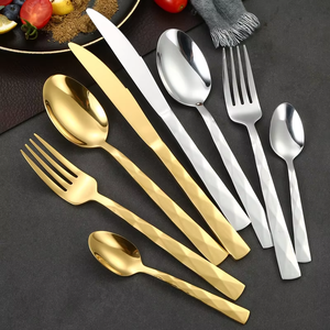 Luxury Cutlery Diamond Handle Design Stainless Steel Knife <b>Fork</b> Spoon Cutlery Set for Wedding - Product Image 1