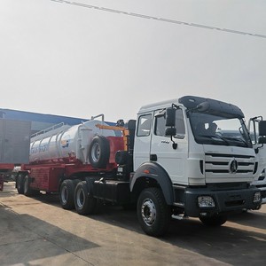 2 Axles 20m3 Steel Sewage Suction Vacuum Trailer 22000L Toilet Sucker Semi-Trailer Drain Clean - Product Image 2