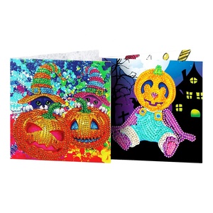 Di <span class=keywords><strong>auguri</strong></span> di Carta Del Mestiere Per Bambini Festival Salutare Carte animale di Halloween di carta - Product Image 3