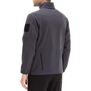 <b>Wind</b> <b>Breaker</b> Rash Guard Custom Unisex Heavyweight Fleece Stand Collar Windproof Working Coat Soft-shell Waterproof Hiking Canvas - Product Image 6