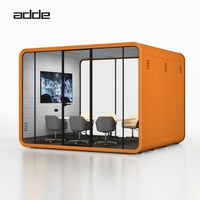 Cabine de bureau insonorisée moderne à montage rapide, cabine acoustique portable, cabine de réunion privée, cabine téléphonique silencieuse pour immeuble de bureaux