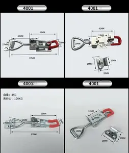 Steel Lock Hasp Verstellbare Verriegelung Typ Kipp klemme Boot Kipp verriegelung Kipp verriegelung