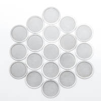Disque filtrant rond en acier inoxydable OEM, tamis métallique, diamètre personnalisé 10mm-500mm, avec cadre à anneau de bordure pour eau, huile, carburant, engrenages