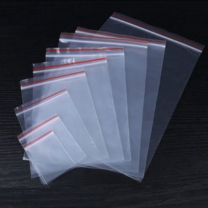 Wholesale Factory Packaging Custom Logo Black Frosted Zipper <b>Bag</b> Good Heat Stability <b>Small</b> Zip Lock Plastic <b>Bags</b> for Garment Use - Product Image 3