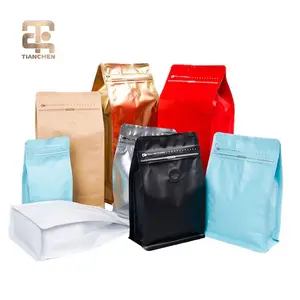 Manufacturers Wholesale 1 Way Valve Plastic Packaging Bag For Coffee