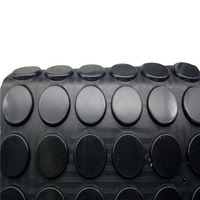 Patins adhésifs carrés en silicone pour meubles, amortisseurs de chocs et anti-bruit