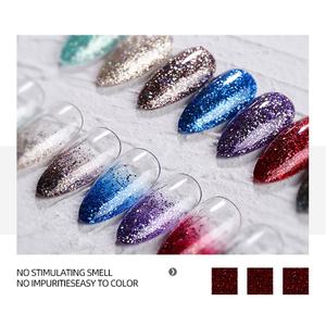 Esmalte de Uñas en Gel con Diamantes de Alta Densidad JTING, Estilo Popular en 9 Colores, Esmalte de Uñas Profesional con Brillo UV para Salón de Belleza - Product Image 5