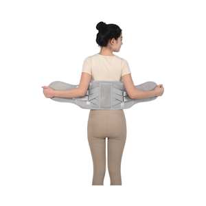 연회색 의료용 요추 디스크 염좌 요추 돌출 사무실 장시간 앉기, 요추 감압 지지 벨트 - Product Image 1