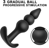 Weicher Silikon-Analplug Butt Plug Analkugeln