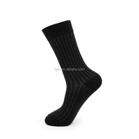 Nouvelle venue anti odeur coton rayé robe socken homme d'affaires respirant équipage chaussettes
