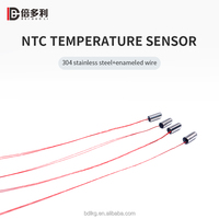 Capteur thermistance NTC 3435 en acier inoxydable cylindrique 10K, adapté aux chauffe-eau solaires extérieurs