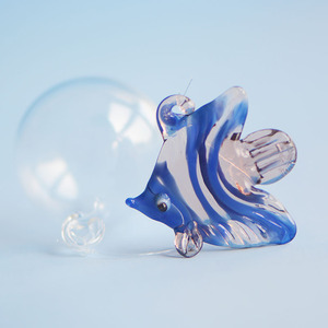 Décorations de paysage aquatique en verre écologiques faites à la main, poissons, hippocampes, poulpes, vie marine méditerranéenne, miniatures d'<span class=keywords><strong>aquarium</strong></span> - Product Image 6