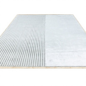 Tapis persan de luxe en mélange de laine et de soie, fait main, lavable, pour salon, chambre et espaces hôteliers - Product Image 1